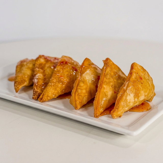 Cheese Rangoon (6pc).