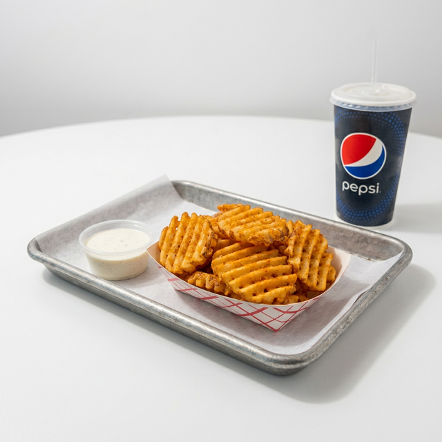 Crisscut Fries and Drink.